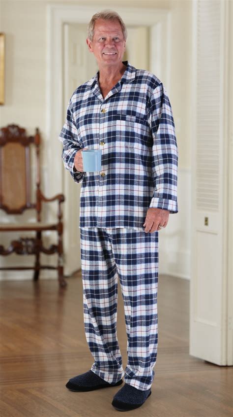 flannelette pyjamas for men.